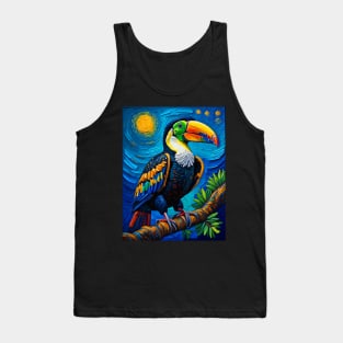 Toco toucan in starry night Tank Top